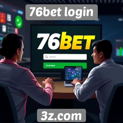Interação do usuário e experiência no 76bet login